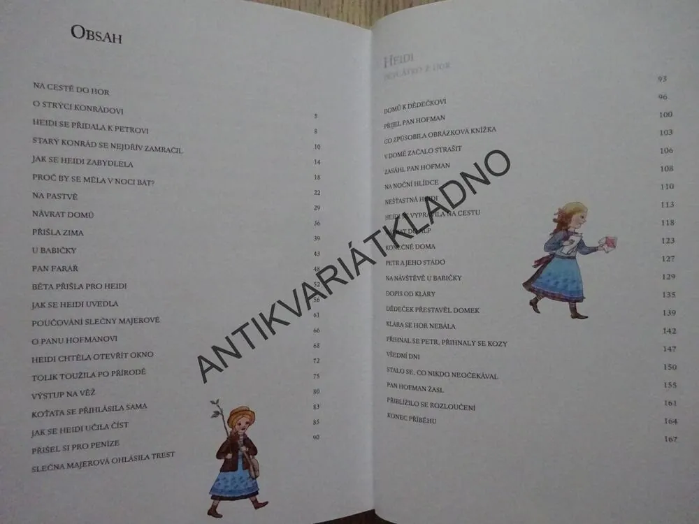 HEIDI, DĚVČÁTKO Z HOR, JOHANNA SPYRIOVÁ, **an