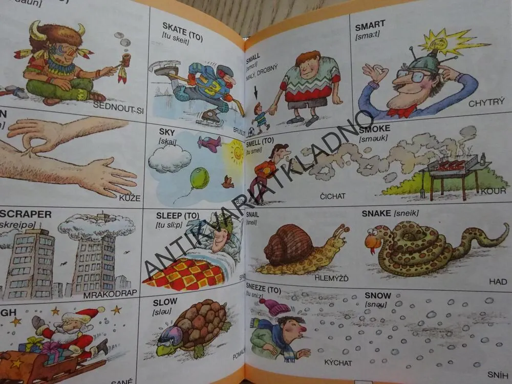 VÍC NEŽ 1000 ANGLICKÝCH SLOVÍČEK, JOSEPH P. ORWELL, PRVNÍ POMOC NEJEN PRO ZAČÁTEČNÍKY, **an