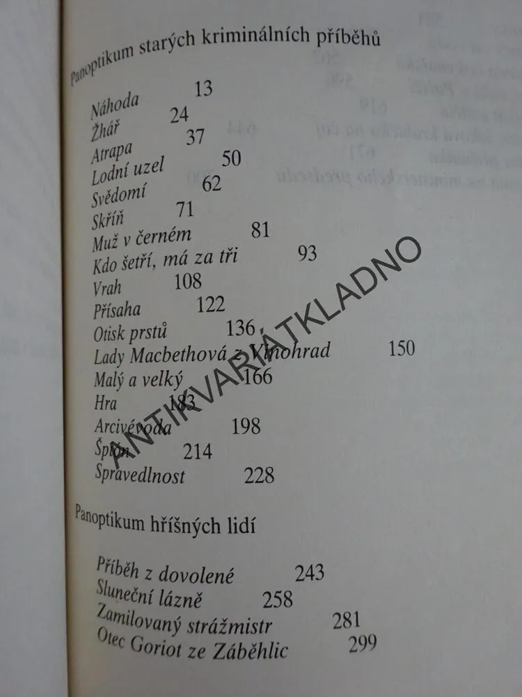 PANOPTIKUM, JIŘÍ MAREK, **an