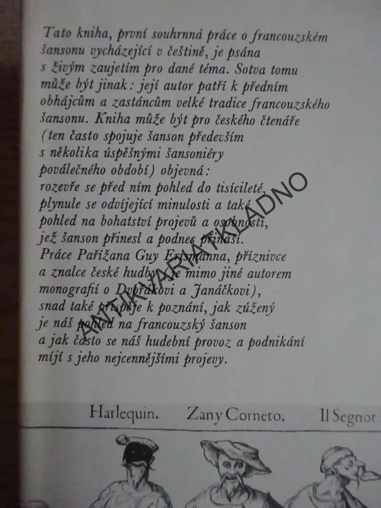 CESTA FRANCOUZSKÉHO ŠANSONU, OD STŘEDOVĚKU PO DNEŠEK, GUY ERISMANN, **an