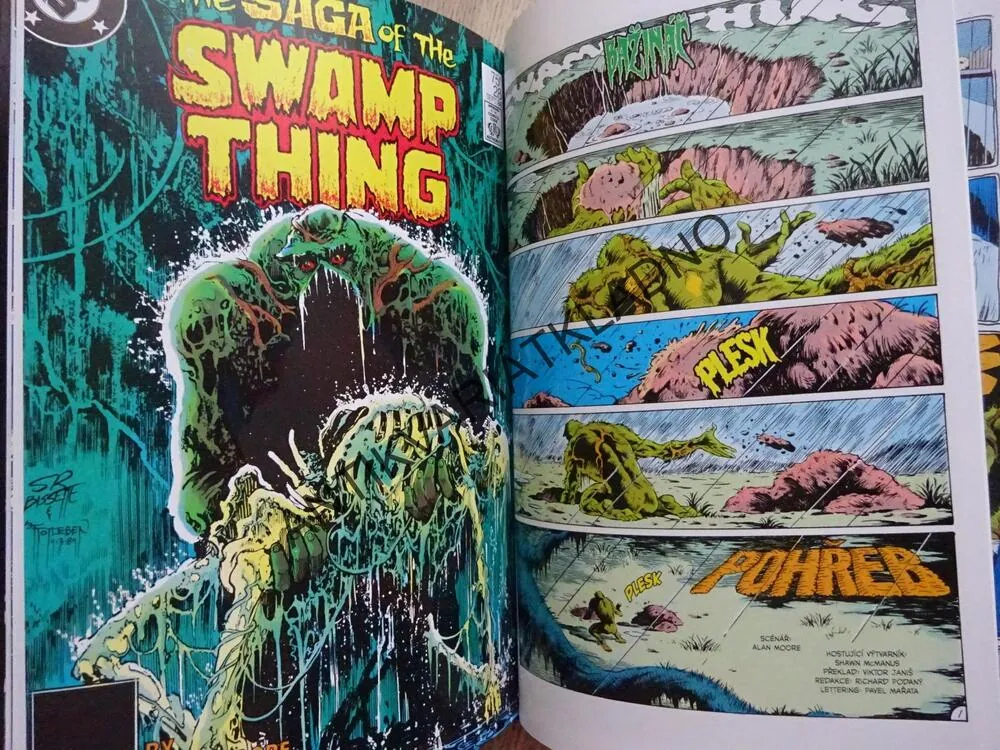 SWAMP THING, BAŽINÁČ, KOMIKS VERTIGO, **an