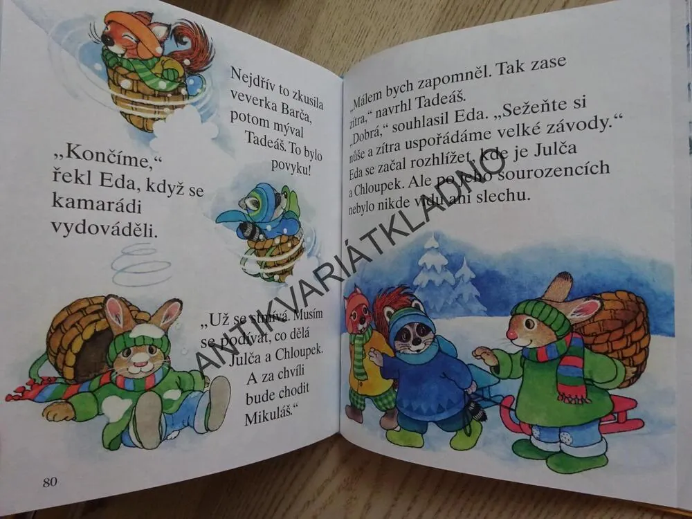 ZAJÍČEK OUŠKO, NEJPILNĚJŠÍ ŠKOLÁČEK, **an