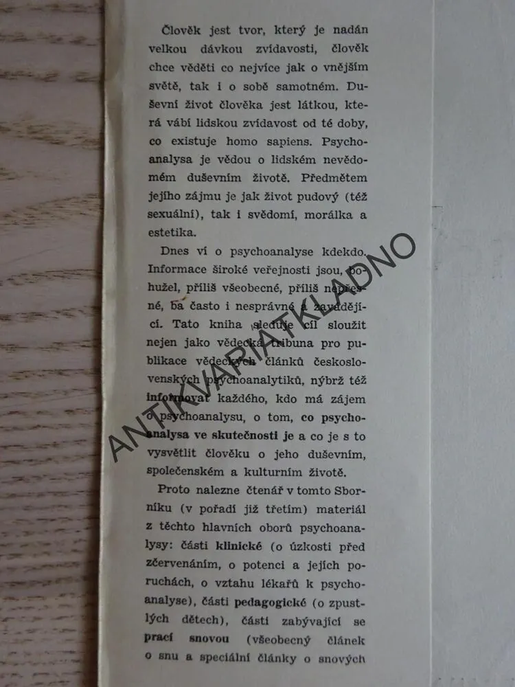 SOUBOR PSYCHOANALYTICKÝCH PRACÍ