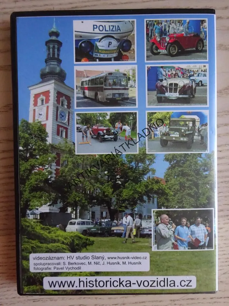 II. SLÁNSKÝ OKRUH O POHÁR STAROSTY KRÁLOVSKÉHO MĚSTA SLANÉHO, DVD MÍSTOPIS