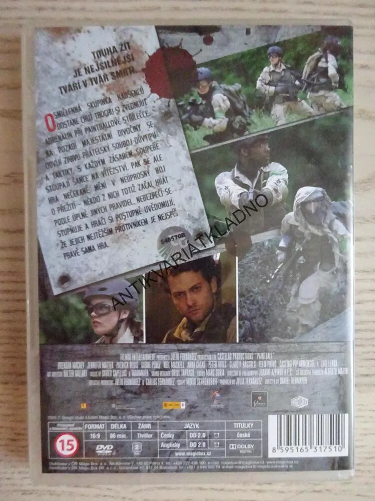 PAINTBALL, DVD FILM