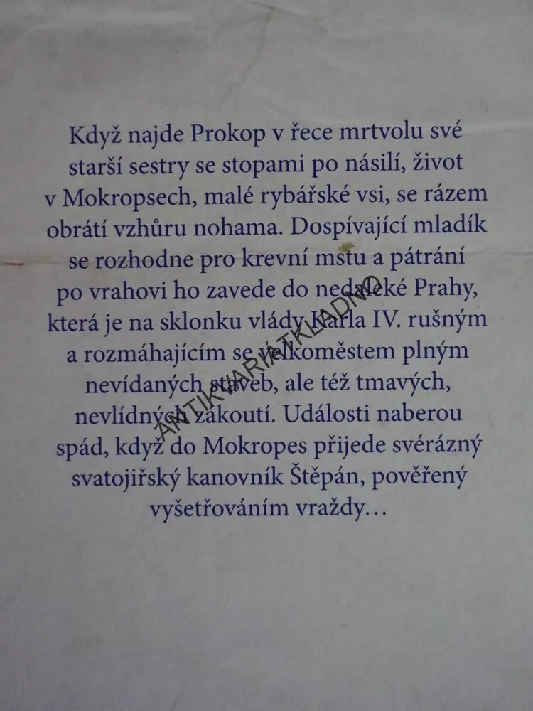VYPLAVENÁ SMRT, TOMÁŠ KLIMEK, **an