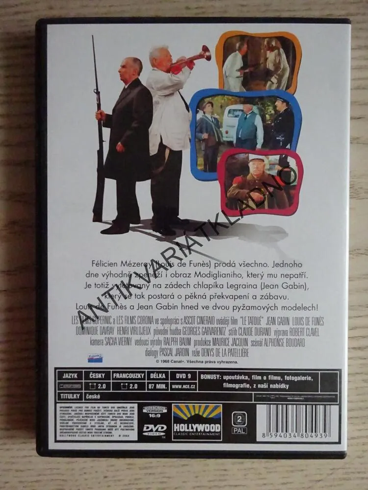 TETOVANÝ, DVD FILM 