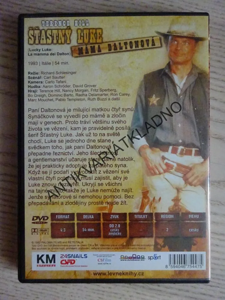ŠŤASTNÝ LUKE, MÁMA DALTONOVÁ, DVD FILM