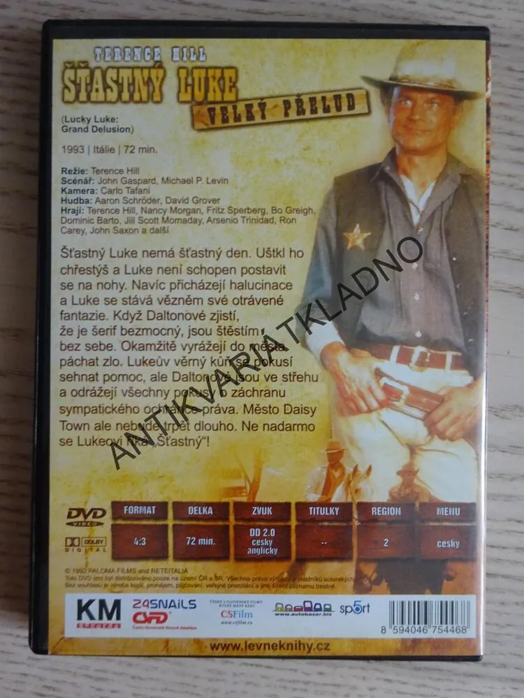 ŠŤASTNÝ LUKE, VELKÝ PŘELUD, DVD FILM