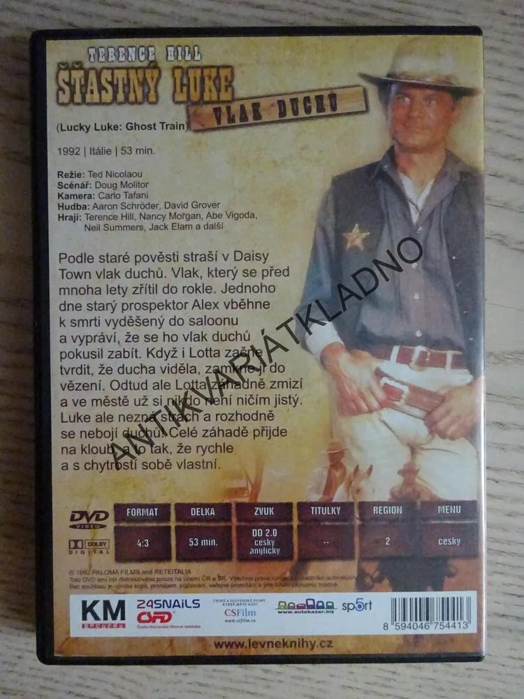 ŠŤASTNÝ LUKE, VLAK DUCHŮ, DVD FILM