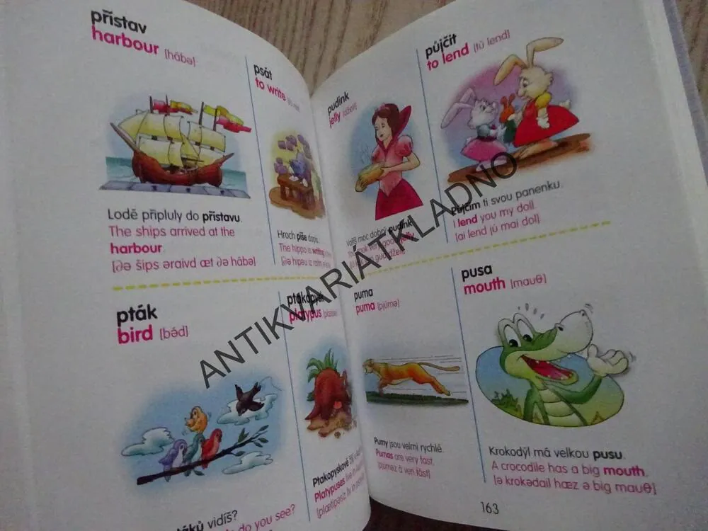 DĚTSKÝ OBRÁZKOVÝ SLOVNÍK, ČESKO-ANGLICKÝ, **an