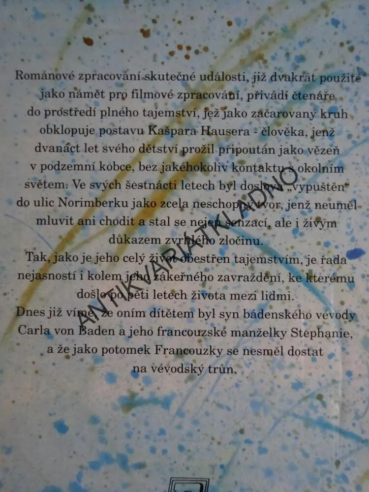 KAŠPAR HAUSER, JAKOB WASSERMANN, **an