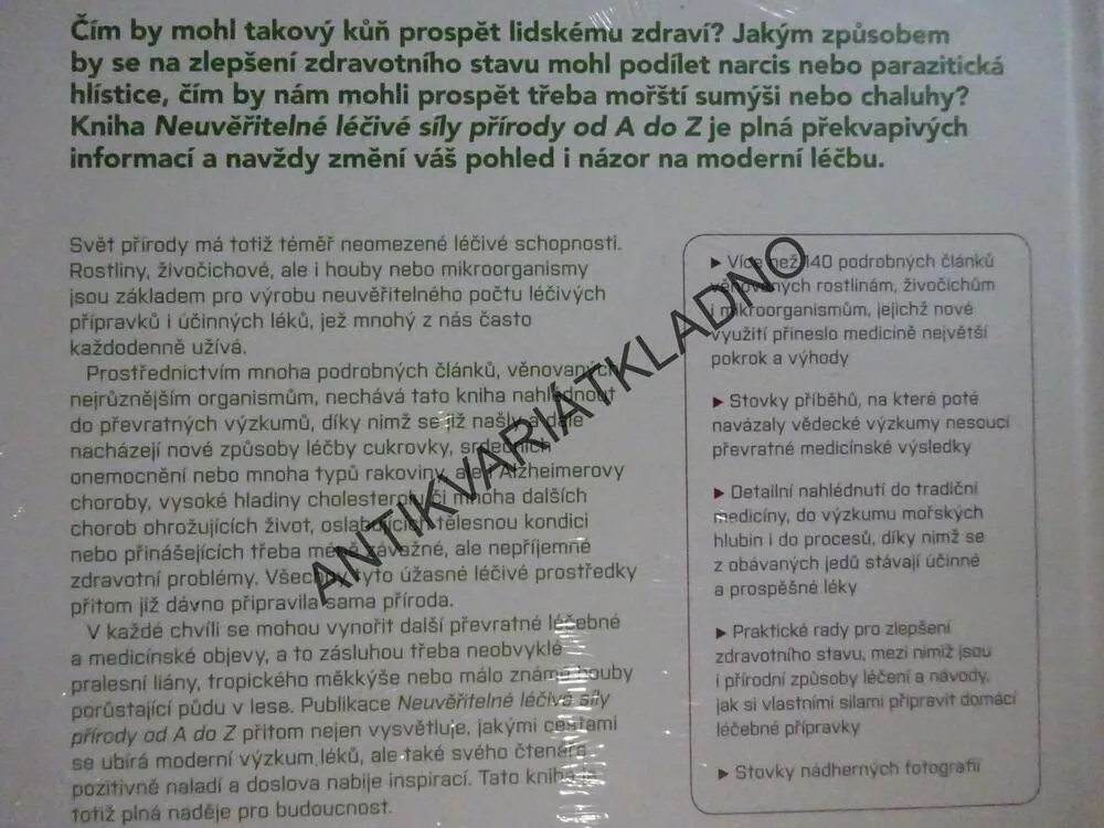 NEUVĚŘITELNÉ LÉČIVÉ SÍLY PŘÍRODY OD A DO Z, **an