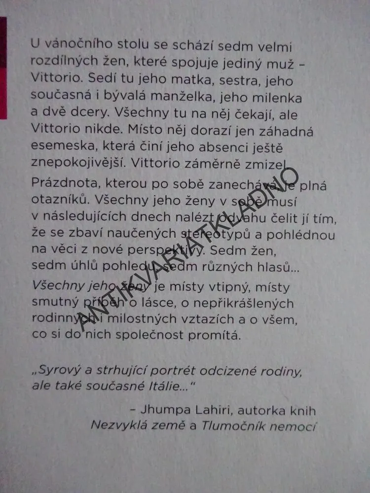 VŠECHNY JEHO ŽENY, CATERINA BONVICINI, **an