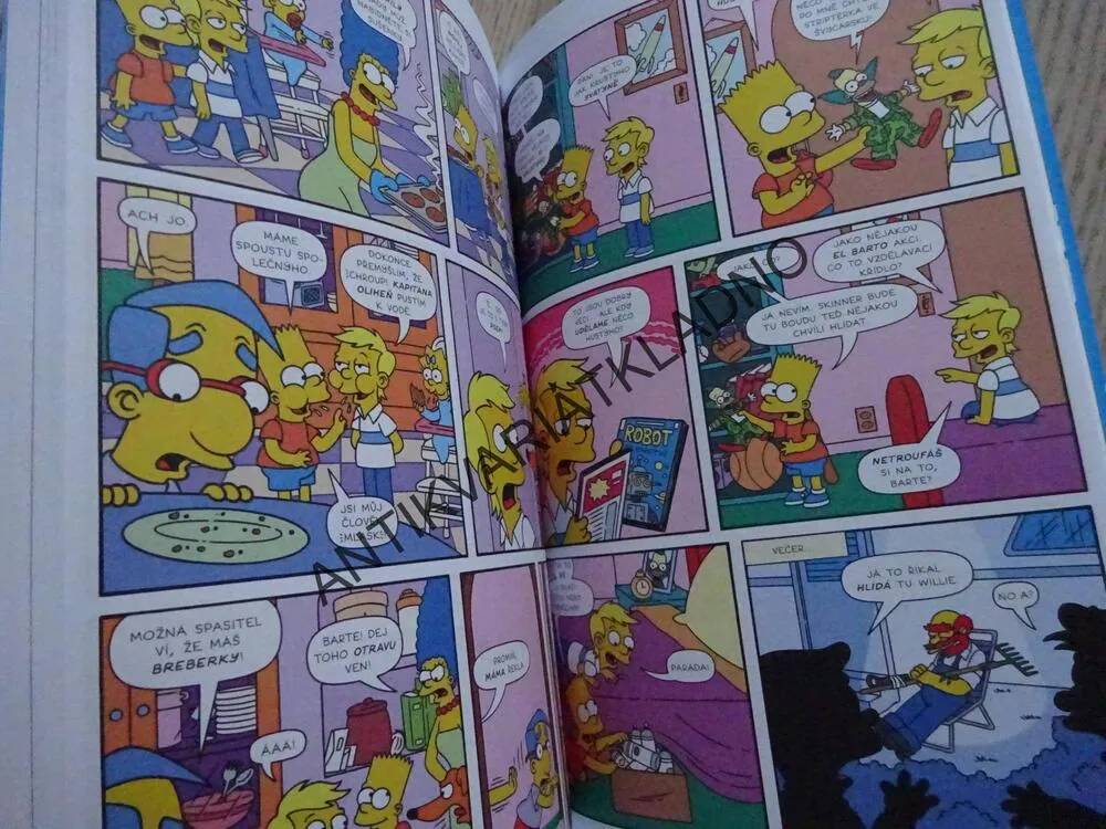 SIMPSONOVI, GIGANTICKÁ KOMIKSOVÁ JÍZDA, KOMIKS, **an