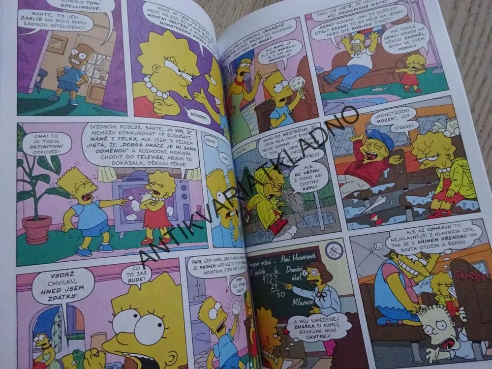 VELKÁ KNIHA BARTA SIMPSONA, SIMPSONOVI, **an