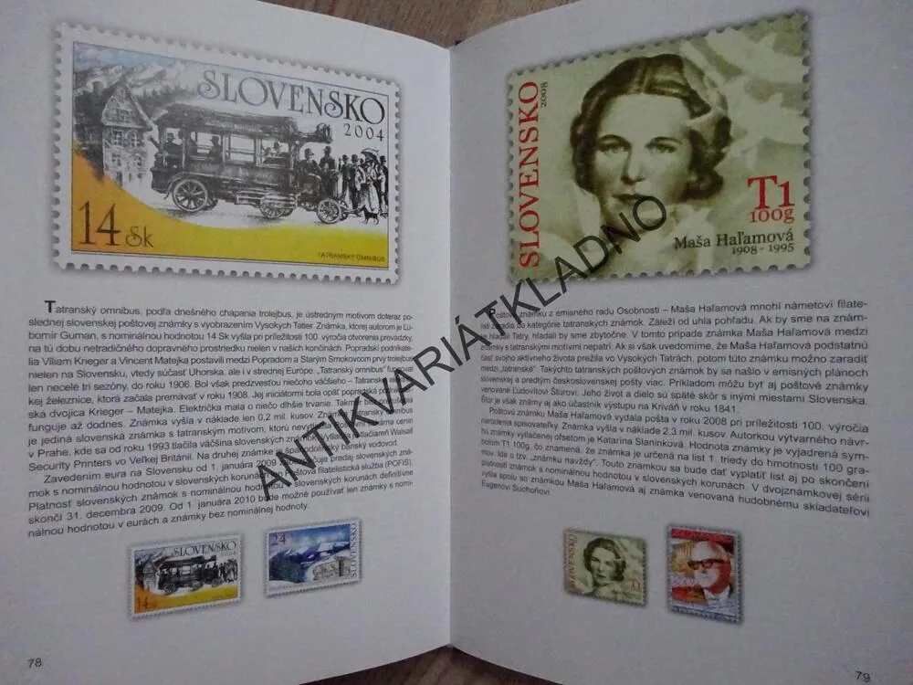 TATRANSKÉ MOTIVY NA POŠTOVNÍCH ZNÁMKÁCH, SLOVENSKY, RASTISLAV OVŠONKA, **an