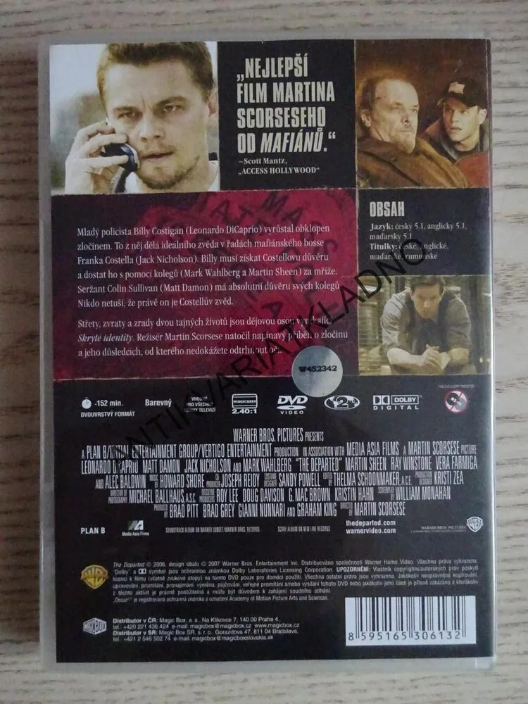 SKRYTÁ IDENTITA, DVD FILM  