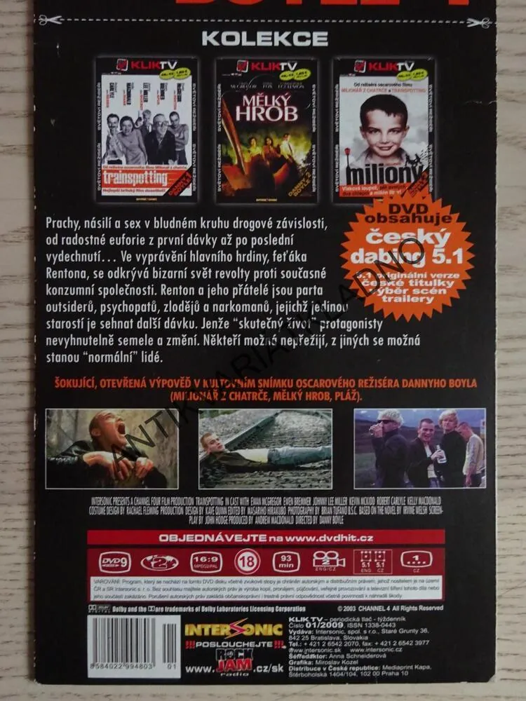TRAINSPOTTING, DVD FILM