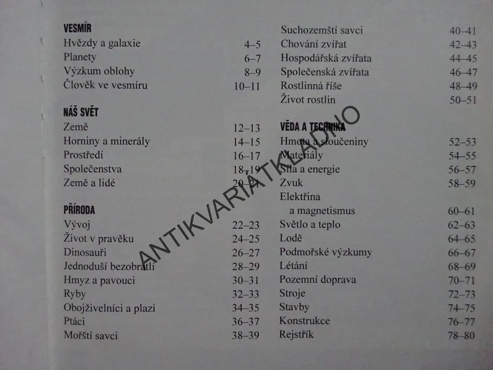 MALÁ DĚTSKÁ ENCYKLOPEDIE, OTÁZKY A ODPOVĚDI, **an
