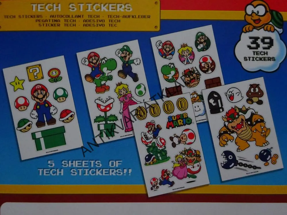 SAMOLEPKY SUPER MARIO