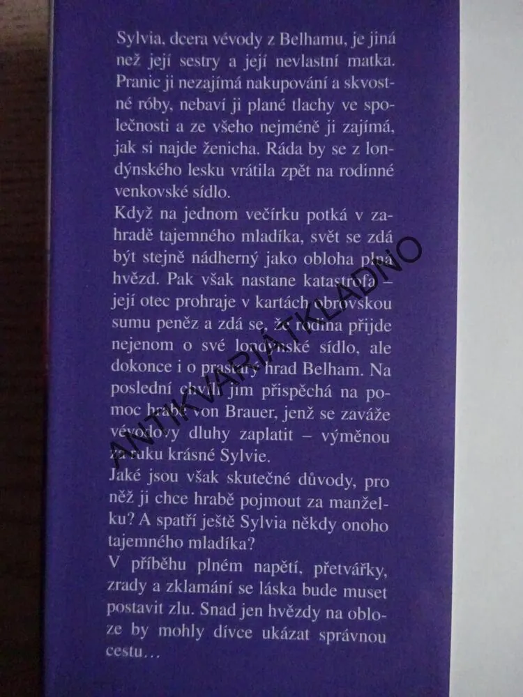 HVĚZDA LÁSKY, BARBARA CARTLAND, CARTLANDOVÁ, **an