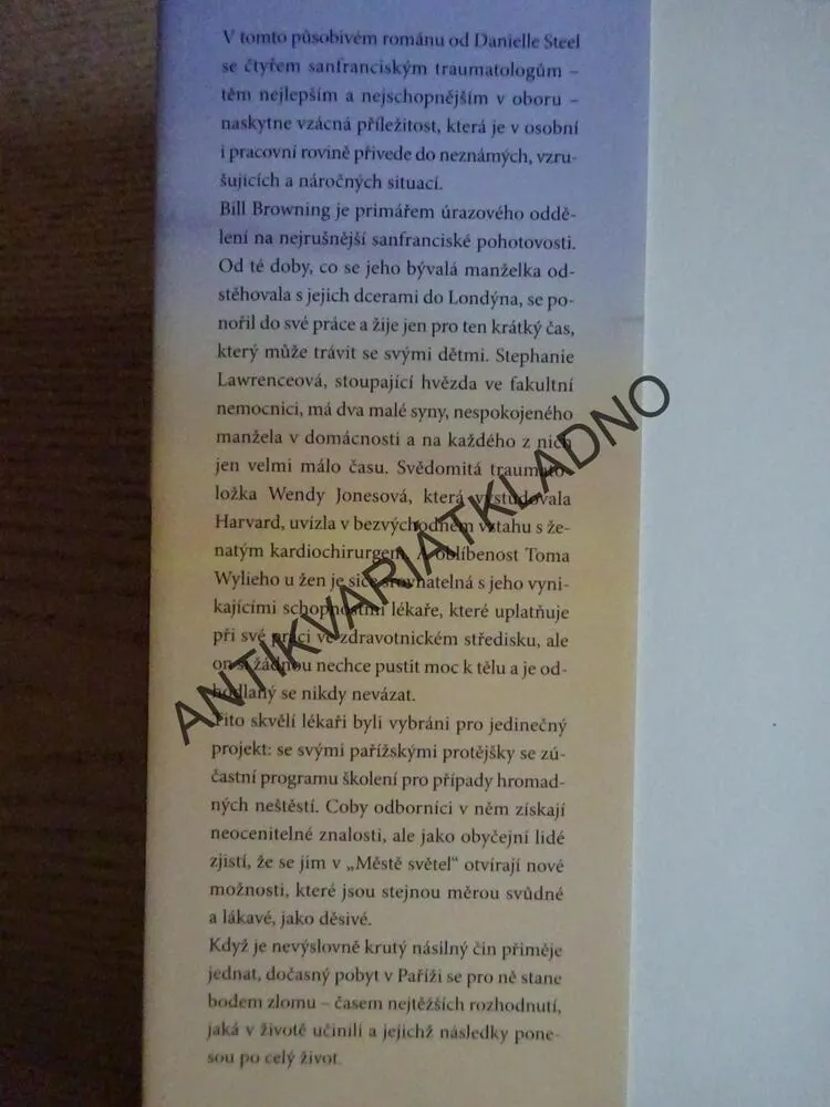 BOD ZLOMU, DANIELLE STEEL, **an