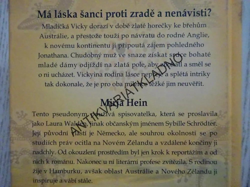 VYPRAHLÁ ZEMĚ, MIRJA HEIN, **an
