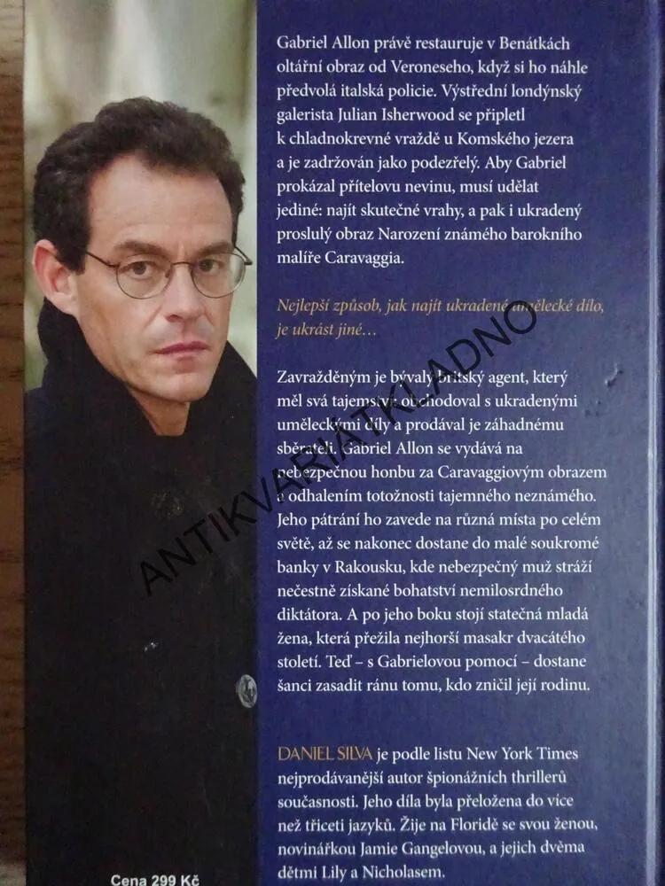 UKRADENÝ CARVAGGIO, DANIEL SILVA, **an