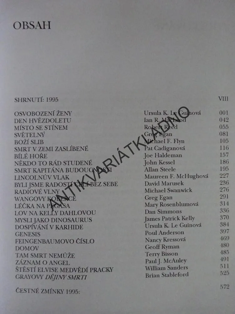 SCIENCE FICTION 1995, **an
