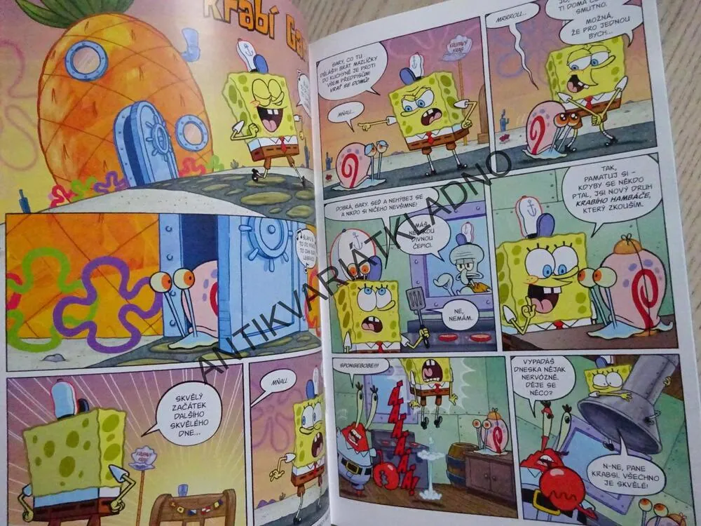 KOMIKS SPONGEBOB, KONEČNĚ JE VENKU!, 3/2022