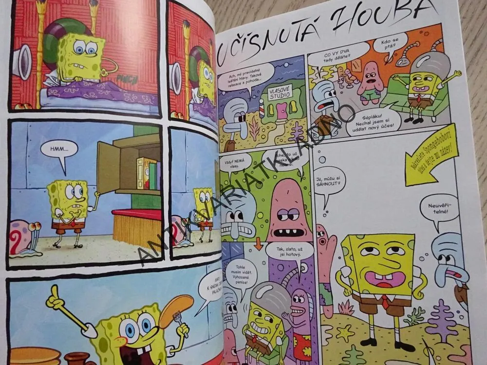 KOMIKS SPONGEBOB, ZCELA PRVNÍ HOUBOVITÝ SEŠIT, 1/2022
