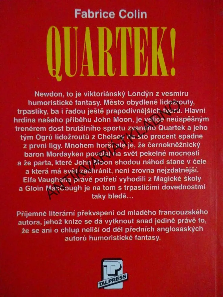 QUARTEK!, FABRICE COLIN, **an