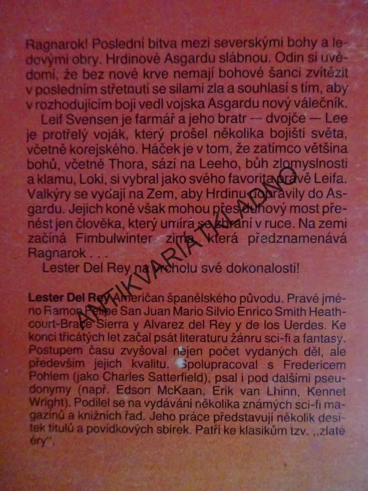DEN OBRŮ, LESTER DEL REY, **an