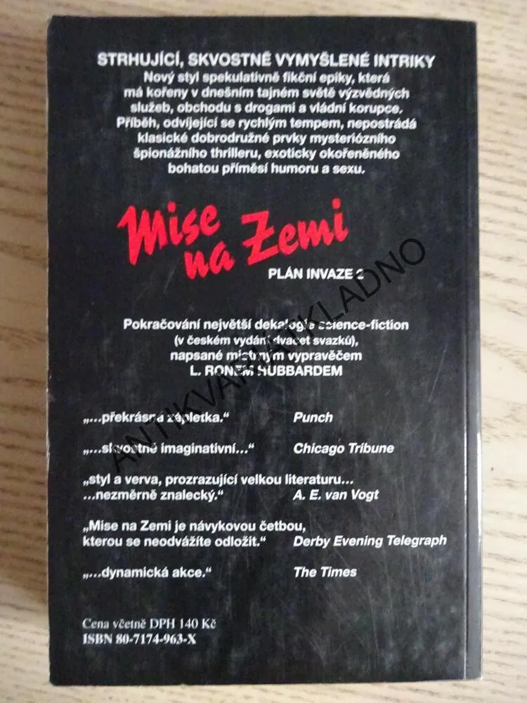 MISE NA ZEMI, L. RON HUBBARD, **an