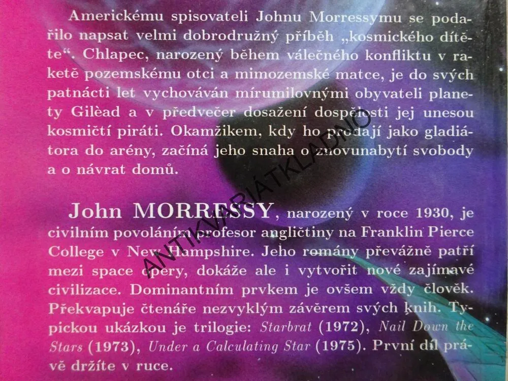 SYN HVĚZD, JOHN MORRESSY, **an