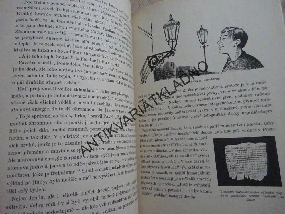 O ZÁŘÍCÍ HMOTĚ, FRANTIŠEK BĚHOUNEK, **an