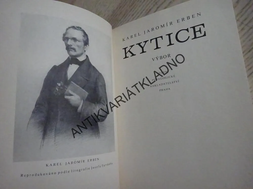 KYTICE, KAREL JAROMÍR ERBEN, **an 