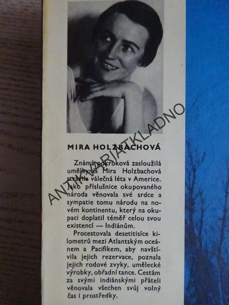 AMERIKA ZEMĚ INDIÁNŮ, MIRA HOLZBACHOVÁ, **an