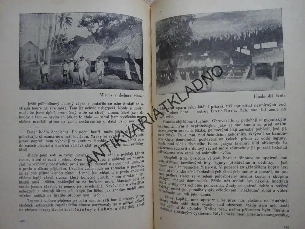 TAHITI, RAJSKÉ OSTROVY JIŽNÍCH MOŘÍ, A. V. NOVÁK, **an