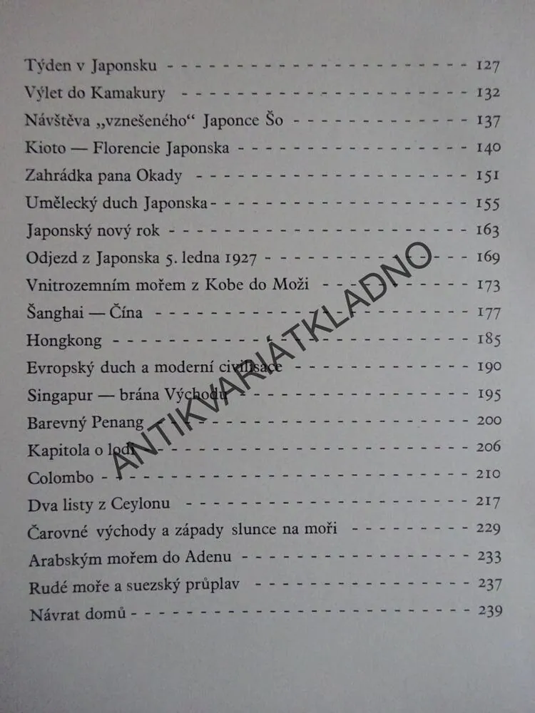 LISTY Z CESTY KOLEM SVĚTA, T. F. ŠIMON, **an
