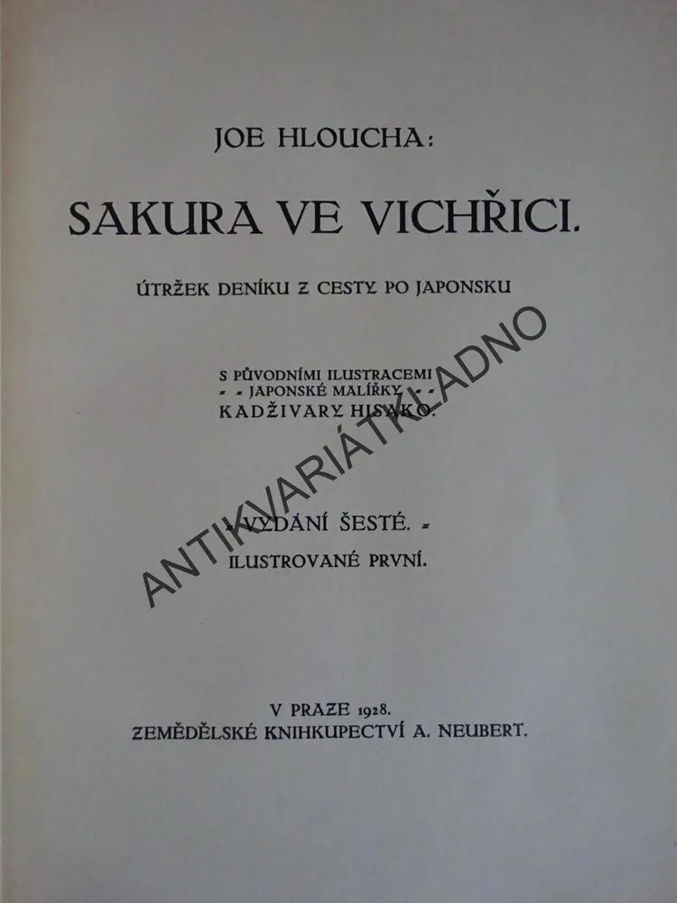SAKURA VE VICHŘICI, JOE HLOUCHA, **an