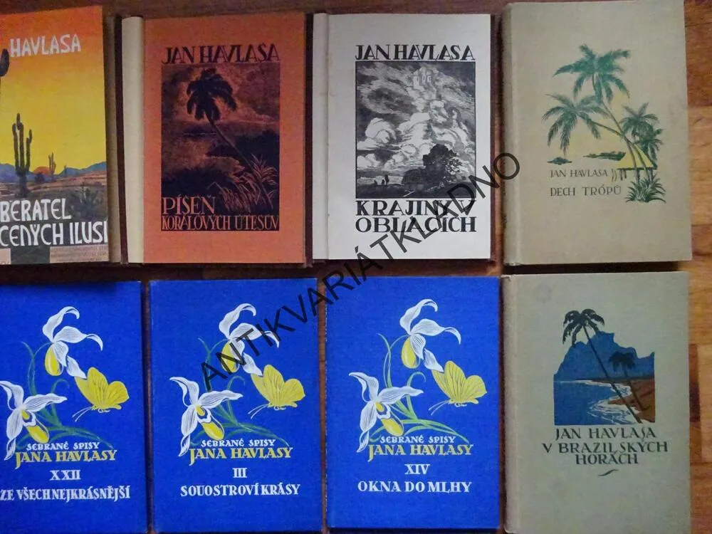 SMĚS CESTOPISY 18 KS KNIH- JAN HAVLASA, **an