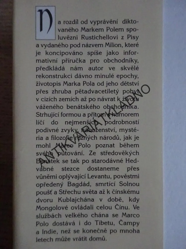 CESTOVATEL V ŘÍŠI KUBLAJCHÁNA, GARY JENNINGS, **an