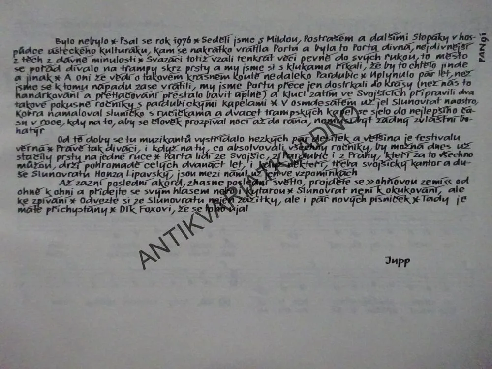 SVOJŠICKÝ SLUNOVRAT '91, ZPĚVNÍK, NOTY, TEXTY