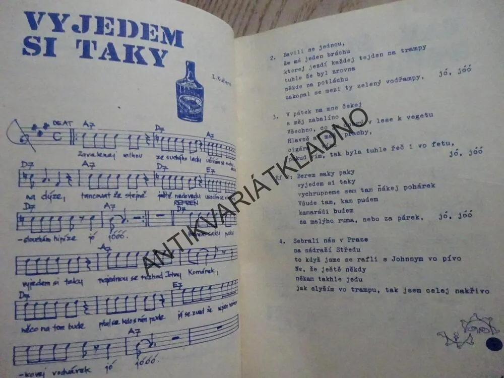 PORTA '83, AKORDY, ZPĚVNÍK, NOTY, TEXTY