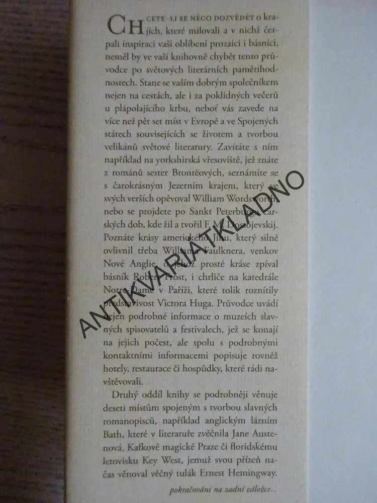 LITERÁRNÍ TOULKY SVĚTEM, SHANNON MCKENNA SCHMIDTOVÁ, JONI RENDONOVÁ, **an