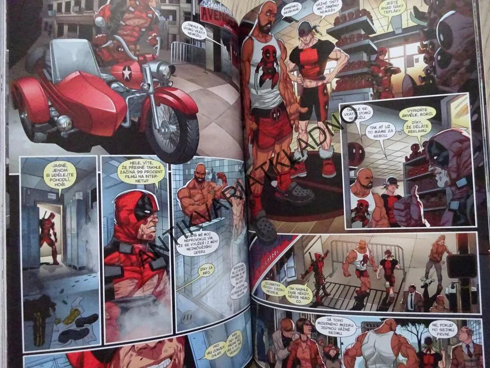 DEADPOOL, NĚCO TADY SMRDÍ, KOMIKS MARVEL, **an
