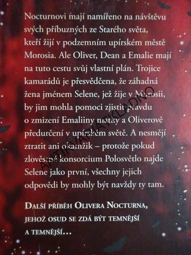 OLIVER NOCTURNO, KREVNÍ POUTA, KEVIN EMERSON, **an