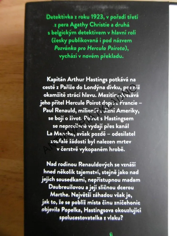 VRAŽDA NA GOLFOVÉM HŘIŠTI, AGATHA CHRISTIE, HERCULE POIROT, **an